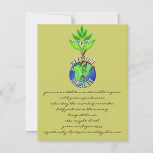 Convite ReUse o Reciclar ReDuce