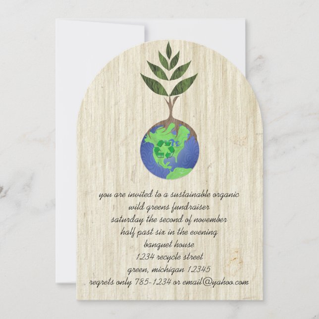 Convite ReUse o Reciclar ReDuce (Frente)