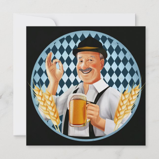 Convite Rev 1 OKTOBERFEST / Octoberfest (Frente)
