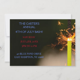 Convite Revasor do Dia da Independência do Red Quarta de j