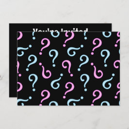 Convite Revelação de Bebê Rosa ou Azul