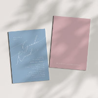 Revelação de Gênero Bebês Azul/Rosa Duado
