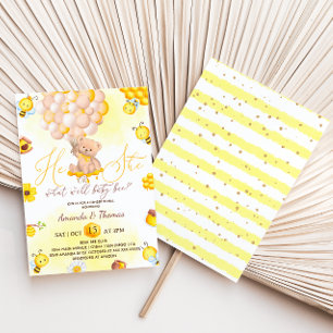 Convite Revelação de Gênero O Que Será Urso de Pelúcia Bal