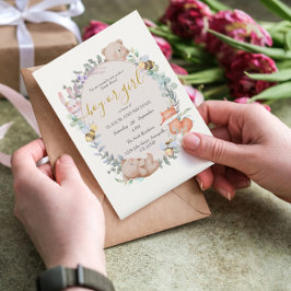 Convite Revelação do Gênero da Aquarela Russa dos Animais 