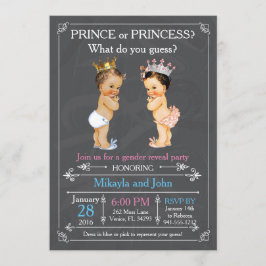 Convite Revelação do Príncipe ou Princesa do Gênero - Cauc