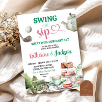 Revelação do Sexo do Bebê Swing ou Sip Par-Tea Gol