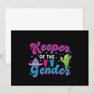 Convite Revelação do Sexo Mexicano Churrasco de Bebê Cinco