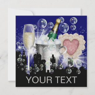 Convite Revisão da Parte nas Luzes Brilhantes de Estilo - 