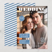 Revista de Fotos de Casamento Dusty Blue & Soft Wh