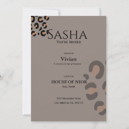 Convite Revista de moda diva da festa de despedida de solt