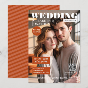 Convite Revista Terracotta & Rust Casamento Foto