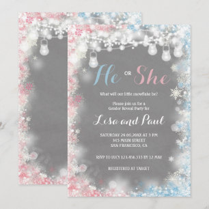 Convite Revolução de Gênero Um pequeno floco de neve es