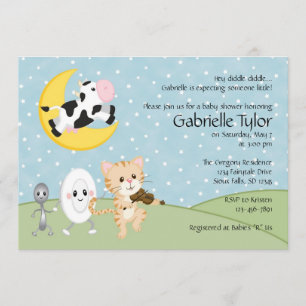 Convite Rhyme Baby Shower