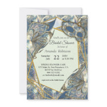 Rich Rococo Alivios e Máscaras Dourados Românticos