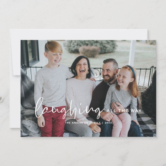 Convite Rindo Até O Feriado Natal (Frente)