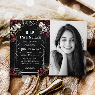 Convite RIP 20 anos de morte aniversário de 30 anos para m