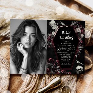 Convite RIP 20 anos de morte para o meu aniversário de 30 