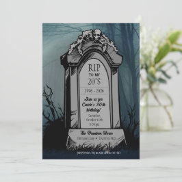 Convite RIP para a Festa de aniversário dos 20