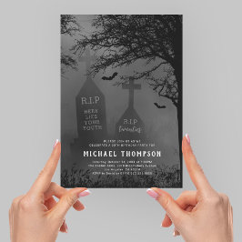 Convite RIP para a minha festa de aniversário de 30 anos d