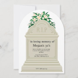 Convite RIP para os meus 30 anos - Cumprindo uma Década En