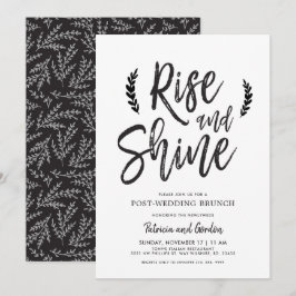 Convite Rise and Shine | Brunch Pós-Casamento