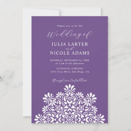 Convite Rising Boho Indian Fusion Floral Mandala Wedding