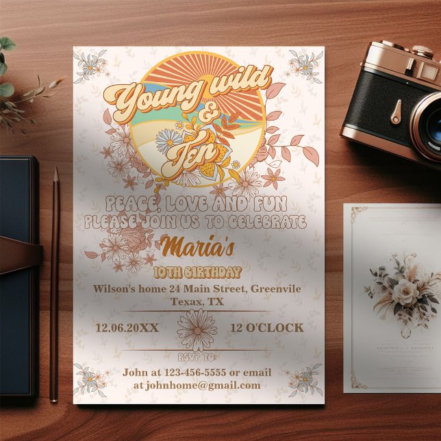 Convite Ritmo retrorreflector no último aniversário de 10  (Criador carregado)