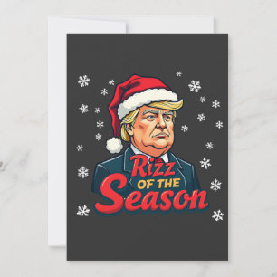 Convite Rizz dos Papais noeis de Natal Engraçados