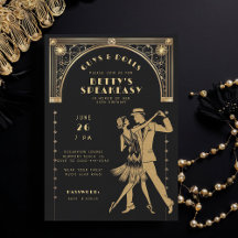 Roaring 20s Gatsby Flapper Speakeasy Birthday
