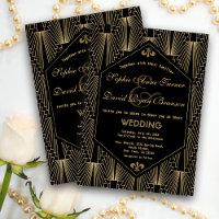 Roaring 20s Great Gatsby Vintage Art Deco Wedding
