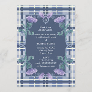 Convite Robbie queima o Tartan e o Tistro