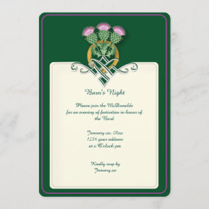 Convite Robbie queima o Thistle