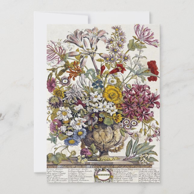 Convite Robert Furber - Outubro - Doze Meses (Frente)