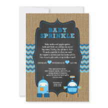 ROBOT BOY baby sprinkle / quadro de chalkboard RUS