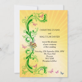 Convite Rochas e Borboletas