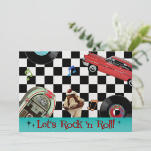 Convite Rock and Roll