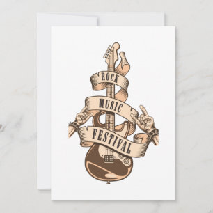 Convite Rock And Roll Classic