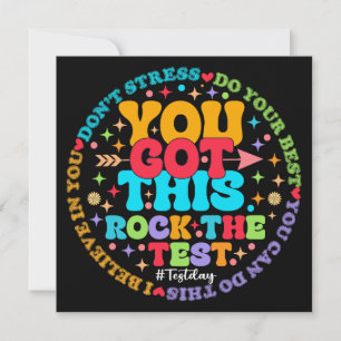 Convite Rock The Test Teacher Day You Have This