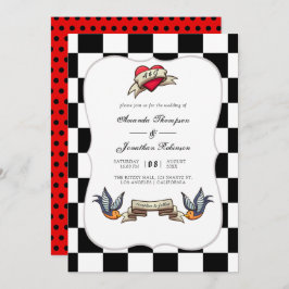 Convite Rockabilly Wedding