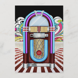 Convite Rockin' em torno da festa do relógio - SRF