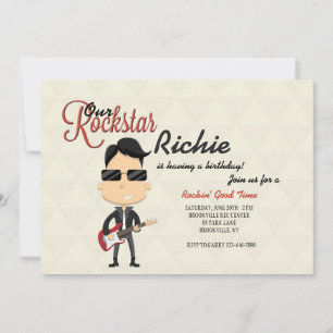 Convite Rockstar