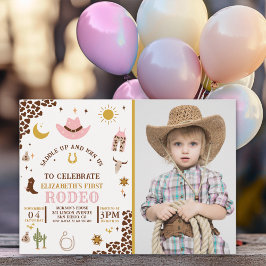 Convite Rodeo Birthday Girl , Photo CowGirl Birthday