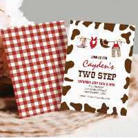 Rodeo - segundo aniversário de dois passos Western