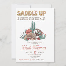 Rodeo Themed | Chá de fraldas ocidental