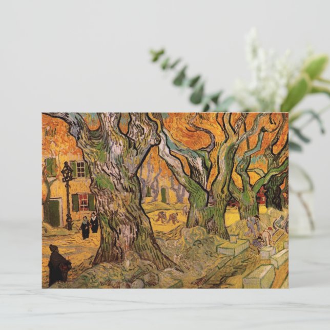 Convite Rodoviárias Menders de Vincent van Gogh (Em pé/Frente)