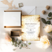 Rolar Papel Rustic Doce Dezesseis Festas de aniver