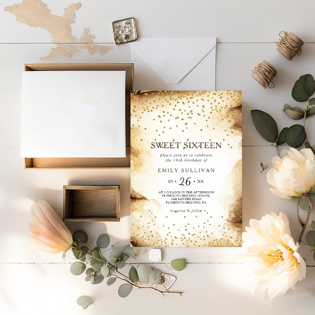 Convite Rolar Papel Rustic Doce Dezesseis Festas de aniver (Criador carregado)