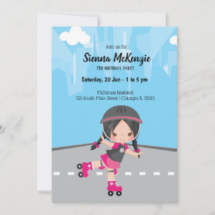 Convite Roller Skate