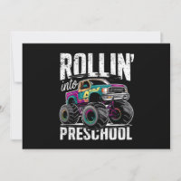 Rollin' para a pré-escola Monster Truck de volta à