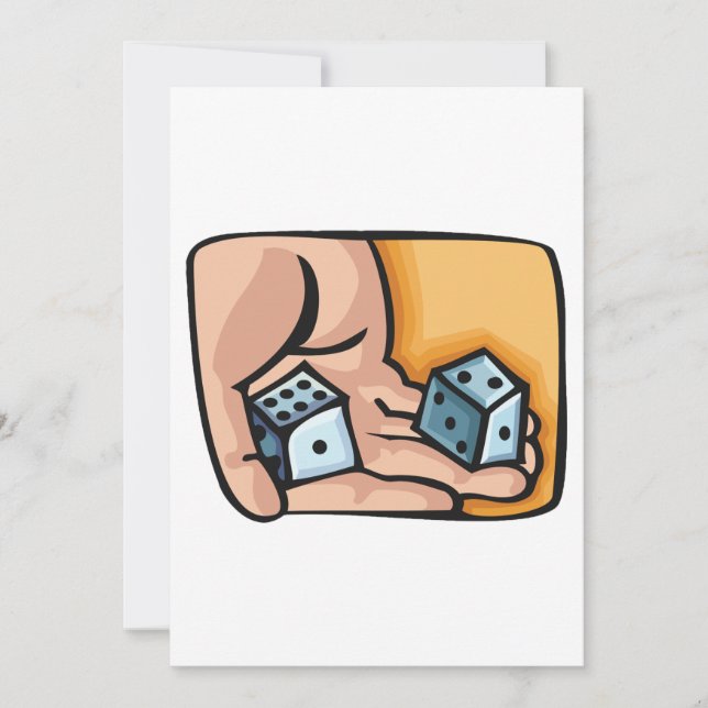 Convite Rolling Dice (Frente)